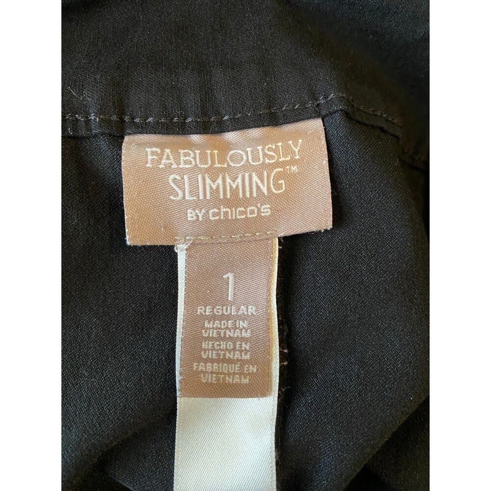 Chico's Fabulously Slimming Straight Leg Leggings Size 1Regular - Picture 4 of 7